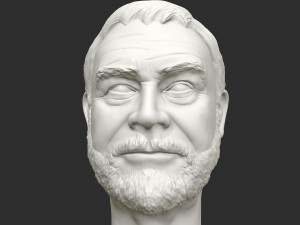 sean connery 3d printable portrait 3D 打印模型