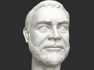 sean connery 3d printable portrait 3D 打印模型