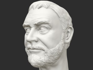 sean connery 3d printable portrait 3D 打印模型