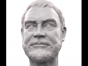 sean connery 3d printable portrait 3D Print Model