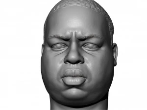 biggie 3d printable portrait 3D Print Model