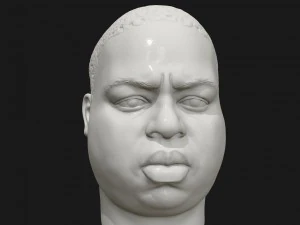 biggie 3d printable portrait 3D Print Model