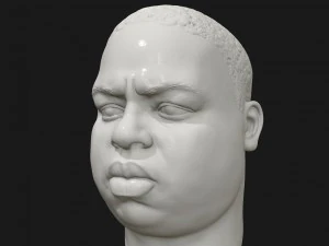 biggie 3d printable portrait 3D Print Model