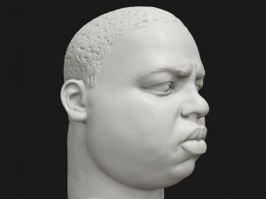 biggie 3d printable portrait Model Cetak 3D