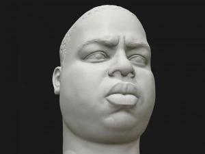 biggie 3d printable portrait 3D Print Model