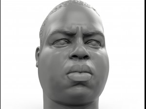 biggie 3d printable portrait 3D Print Model