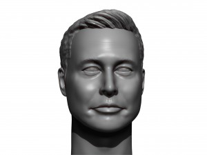 elon musk 3d printable portrait 3D Принт Модель