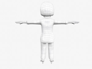 elizabeth warren stylized free 3D 모델
