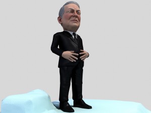al gore stylized game ready 3D Модель