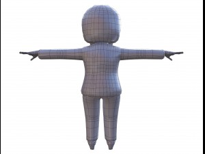 angela merkel stylized game ready rigged animated 3Dモデル