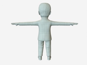 edward snowden stylized game ready 3d character 3D Модель
