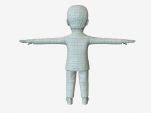 edward snowden stylized game ready 3d character 3D Model