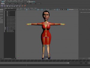 kym harashian east game ready 3d character 3D Модель