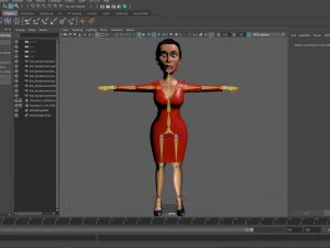 kym harashian east game ready 3d character 3D Model