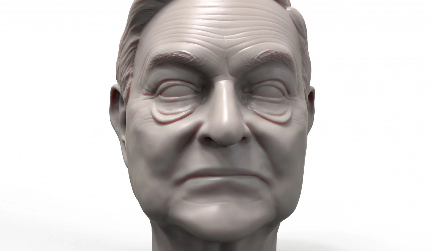george soros 3d printable portrait 3D Print Model .c4d .max .obj .3ds .fbx .stl .blend 