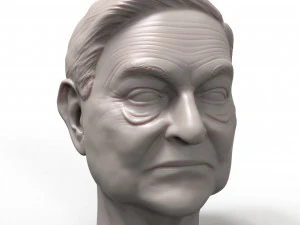 george soros 3d printable portrait 3D Print Model