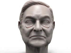 george soros 3d printable portrait 3D Print Model