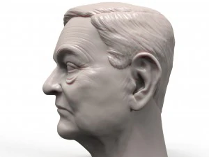 george soros 3d printable portrait 3D Print Model