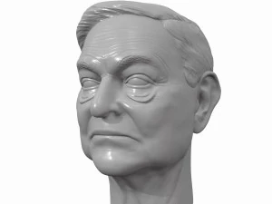 george soros 3d printable portrait 3D Print Model