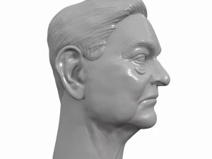 george soros 3d printable portrait 3D Print Model