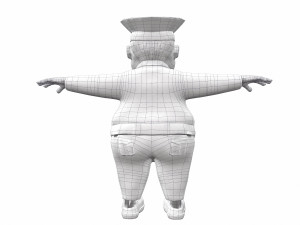 cartoon policeman 3D मॉडल