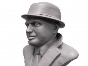 al capone 3d printable portrait sculpture 3D Принт Модель