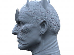 night king 3d printable portrait sculpture Model Cetak 3D