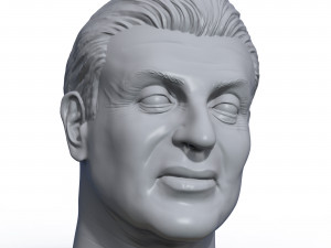 sylvester stallone 3d printable portrait sculpture 3D Принт Модель