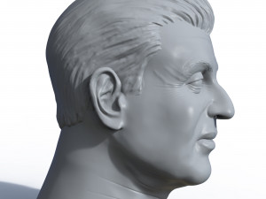 sylvester stallone 3d printable portrait sculpture 3D Принт Модель