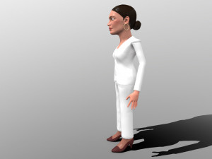 aoc stylized game ready 3d caricature 3D Модель