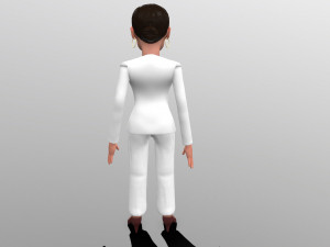 aoc stylized game ready 3d caricature 3D Модель