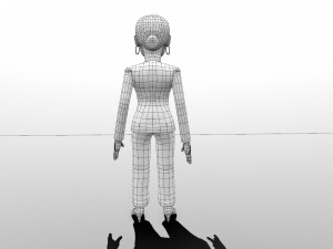 aoc stylized game ready 3d caricature 3D Модель