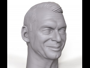 vince mcmahon 3d printable portrait 3D 打印模型