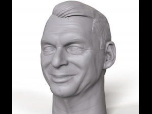 vince mcmahon 3d printable portrait 3D 打印模型
