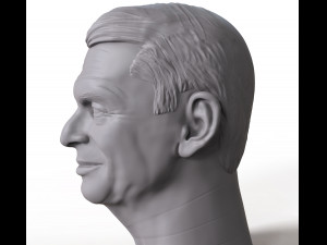 vince mcmahon 3d printable portrait 3D 打印模型