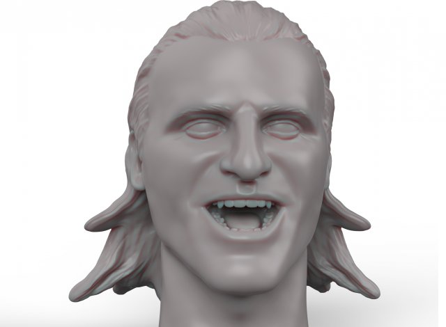 owen hart 3d printable portrait sculpture 3D Принт Модель .c4d .max .obj .3ds .fbx .stl .blend 