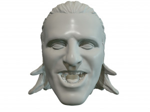 owen hart 3d printable portrait sculpture 3D Принт Модель