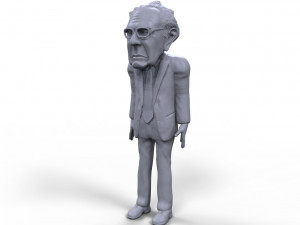 bernie sanders stylized high quality 3d printable miniature 3D-Druckmodell