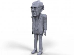 bernie sanders stylized high quality 3d printable miniature 3D Print Model
