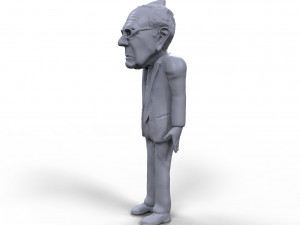 bernie sanders stylized high quality 3d printable miniature 3D-Druckmodell