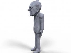 bernie sanders stylized high quality 3d printable miniature 3D Print Model