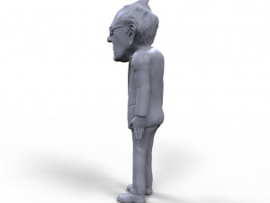 bernie sanders stylized high quality 3d printable miniature 3D-Druckmodell