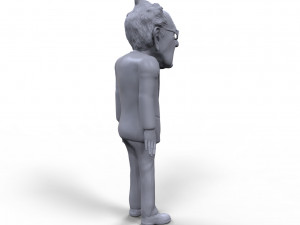 bernie sanders stylized high quality 3d printable miniature 3D-Druckmodell