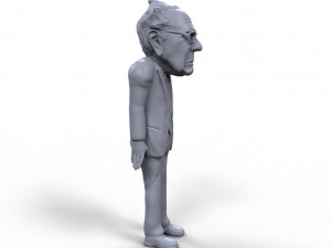 bernie sanders stylized high quality 3d printable miniature 3D-Druckmodell