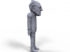 bernie sanders stylized high quality 3d printable miniature 3D Print Model