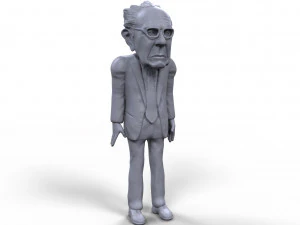 bernie sanders stylized high quality 3d printable miniature 3D Print Model