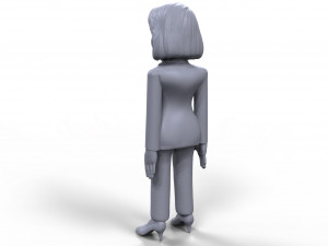 nancy pelosi stylized high quality 3d printable miniature Model Cetak 3D