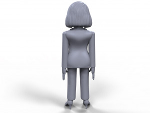 nancy pelosi stylized high quality 3d printable miniature Model Cetak 3D