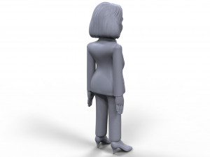 nancy pelosi stylized high quality 3d printable miniature Model Cetak 3D
