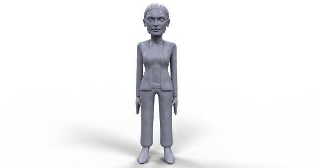aoc stylized high quality 3d printable miniature Modèles 3D en vedette .c4d .max .obj .3ds .fbx .stl .blend 